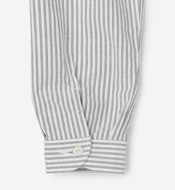 DANTON「DANTON | オックスフォード バンドカラーシャツ STRIPE WOMEN」|シャツ・ブラウス|