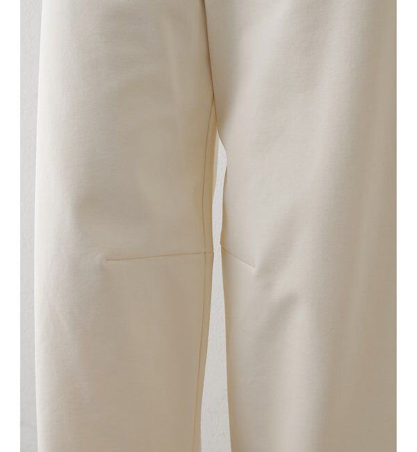  「ポンチ裏起毛バレルパンツ」|チノ|