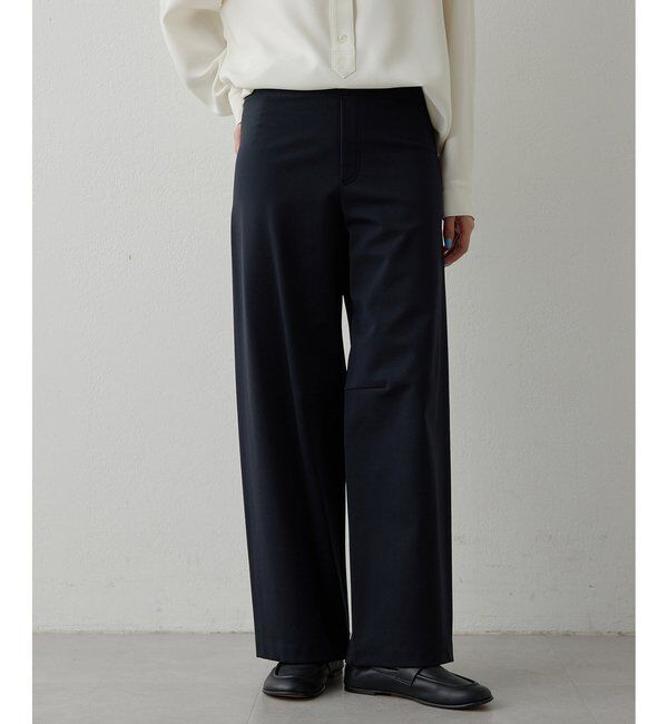  「ポンチ裏起毛バレルパンツ」|チノ|