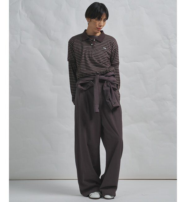 GEMINI「【GEMINI】ボーダーポロカットソー」|Tシャツ・カットソー|