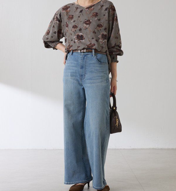  「ヴィンテージフラワー柄ブラウス」|シャツ・ブラウス|