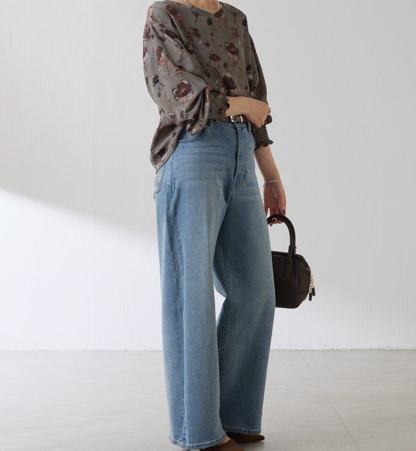  「ヴィンテージフラワー柄ブラウス」|シャツ・ブラウス|