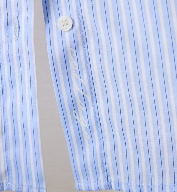  「【冬から着れる】ポンチドッキングシャツ」|シャツ・ブラウス|