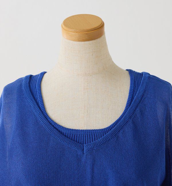  「レイヤードVネックニット」|ニット・セーター|