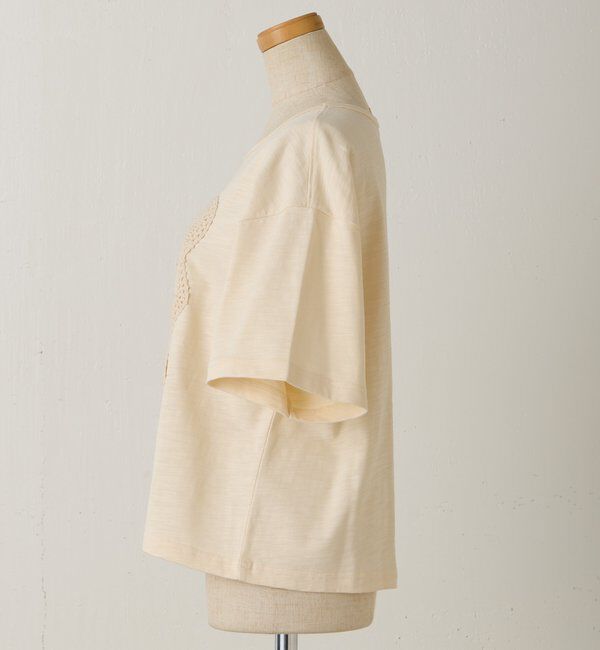  「【1枚でも決まる】クロシェドッキングTシャツ」|Tシャツ・カットソー|