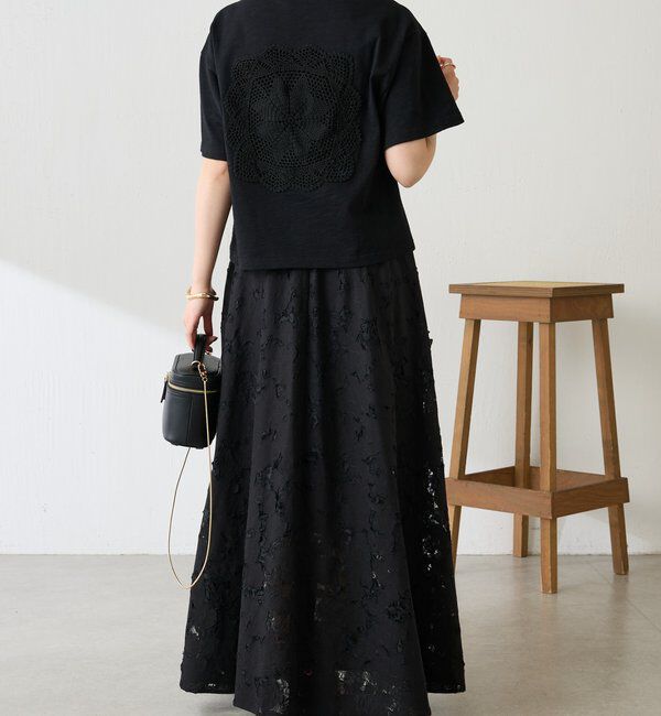  「【1枚でも決まる】クロシェドッキングTシャツ」|Tシャツ・カットソー|