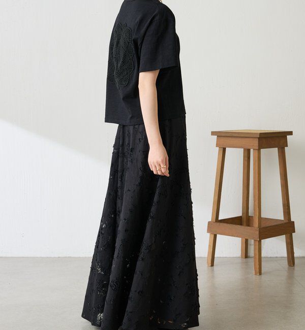  「【1枚でも決まる】クロシェドッキングTシャツ」|Tシャツ・カットソー|