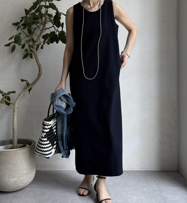  「【全骨格細見え】ブークレーダンボールタンクワンピース」|ワンピース|