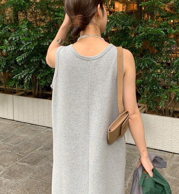  「【全骨格細見え】ブークレーダンボールタンクワンピース」|ワンピース|