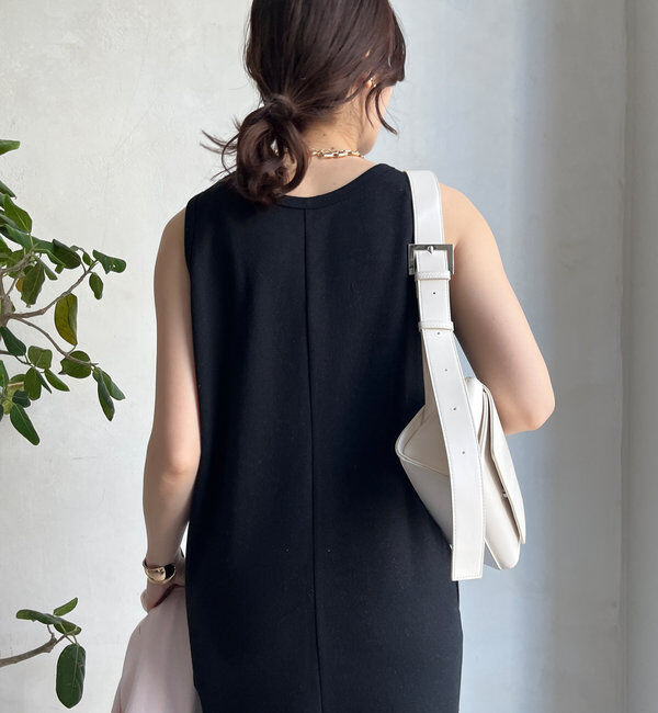  「【全骨格細見え】ブークレーダンボールタンクワンピース」|ワンピース|