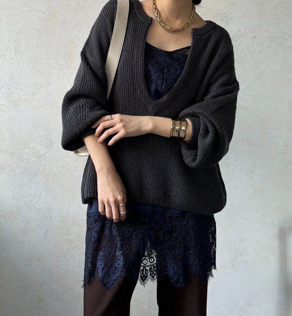  「レースキャミチュニック」|シャツ・ブラウス|