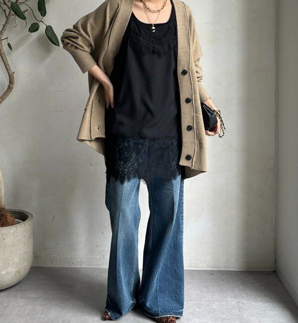  「レースキャミチュニック」|シャツ・ブラウス|