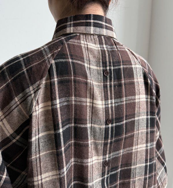  「【WEB限定】チェックシャツ」|シャツ・ブラウス|