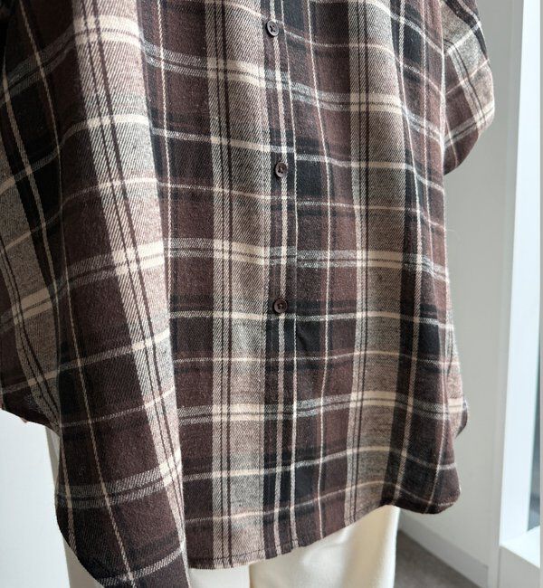  「【WEB限定】チェックシャツ」|シャツ・ブラウス|