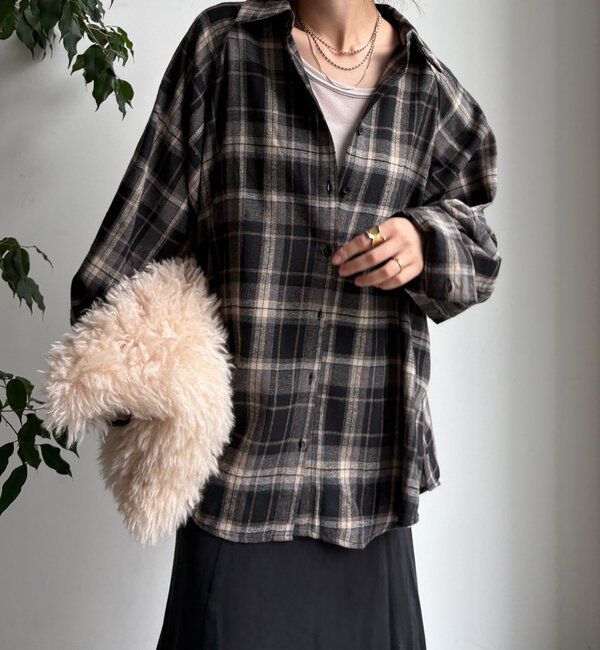  「【WEB限定】チェックシャツ」|シャツ・ブラウス|