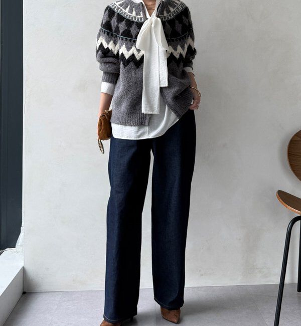  「棒タイ2WAYブラウス」|シャツ・ブラウス|