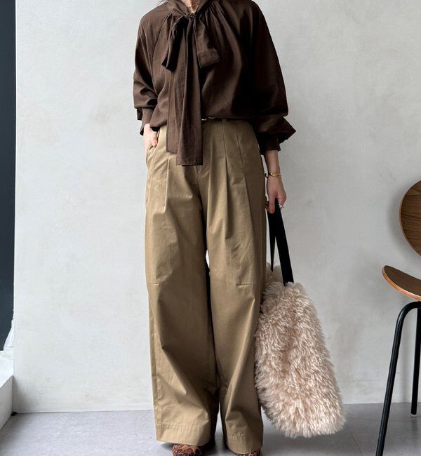  「棒タイ2WAYブラウス」|シャツ・ブラウス|