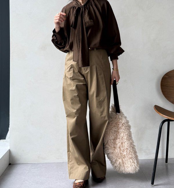  「棒タイ2WAYブラウス」|シャツ・ブラウス|