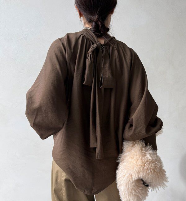  「棒タイ2WAYブラウス」|シャツ・ブラウス|