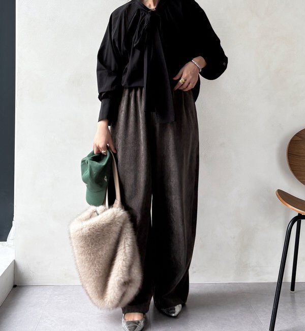  「棒タイ2WAYブラウス」|シャツ・ブラウス|