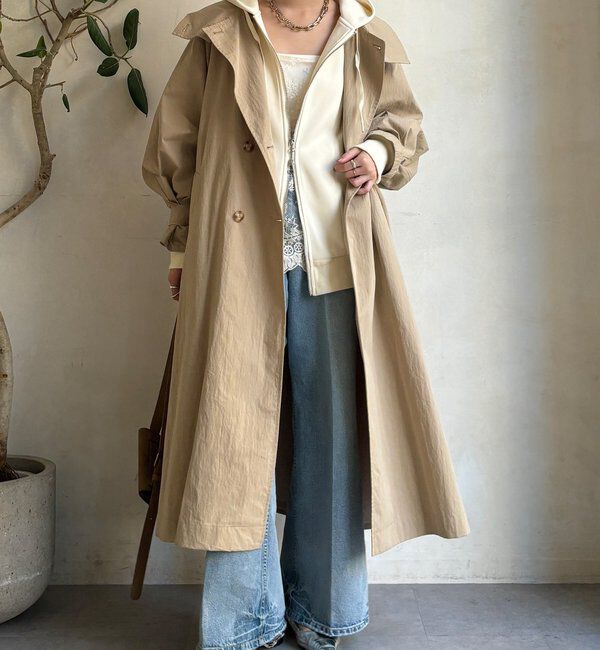  「ボンディングジップフーディー」|Tシャツ・カットソー|