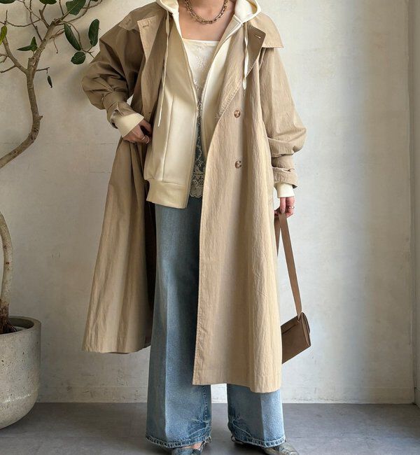  「ボンディングジップフーディー」|Tシャツ・カットソー|