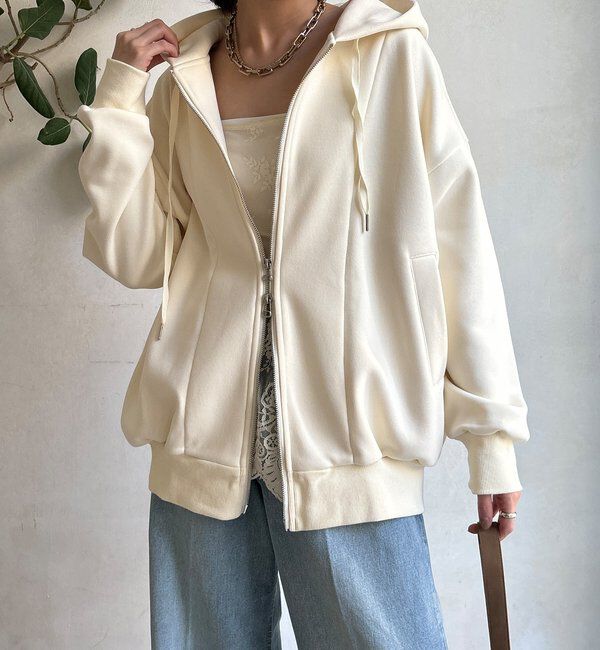  「ボンディングジップフーディー」|Tシャツ・カットソー|