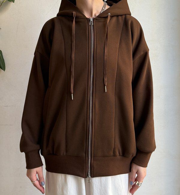  「ボンディングジップフーディー」|Tシャツ・カットソー|