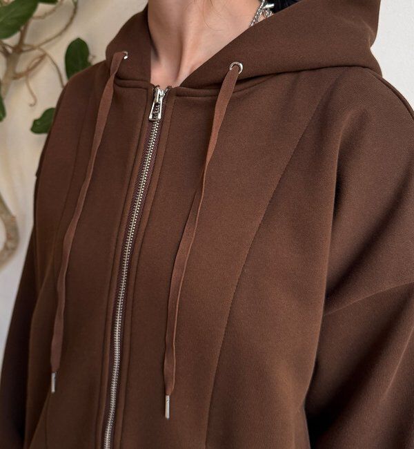  「ボンディングジップフーディー」|Tシャツ・カットソー|