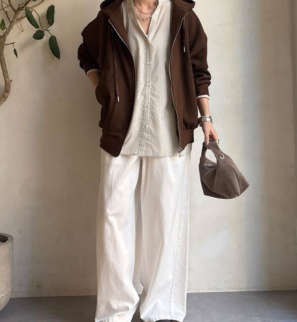  「ボンディングジップフーディー」|Tシャツ・カットソー|