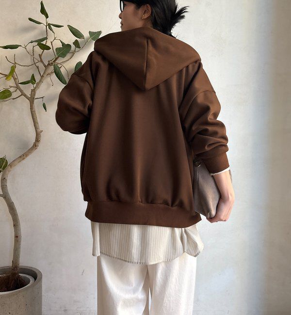  「ボンディングジップフーディー」|Tシャツ・カットソー|