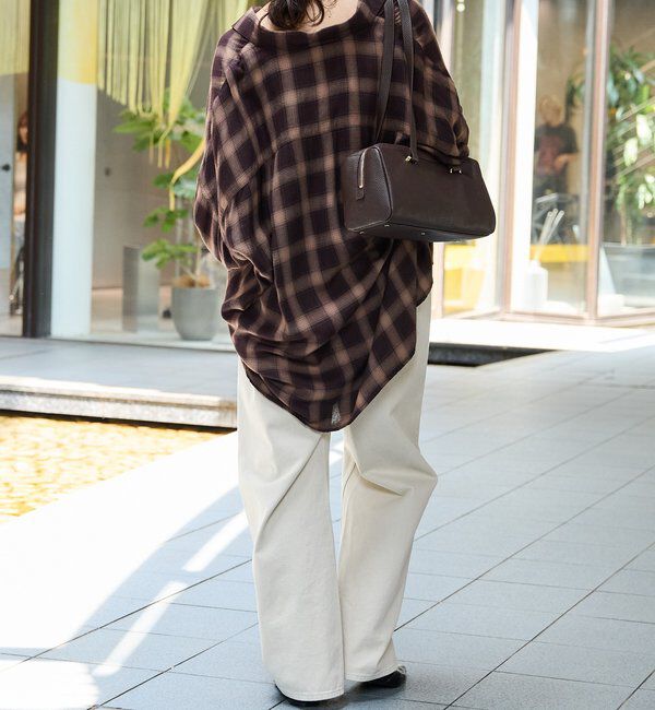  「ウォッシュドチェックワイドシャツ」|シャツ・ブラウス|