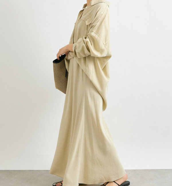  「【セットアップ可】ガーメントダイバイヤススカート」|スカート|