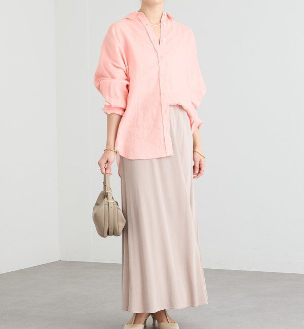  「【セットアップ可】ガーメントダイバイヤススカート」|スカート|