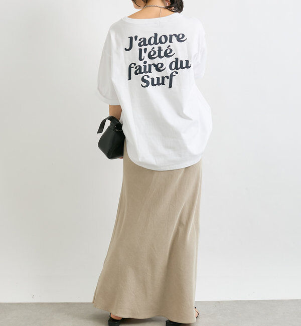  「【セットアップ可】ガーメントダイバイヤススカート」|スカート|