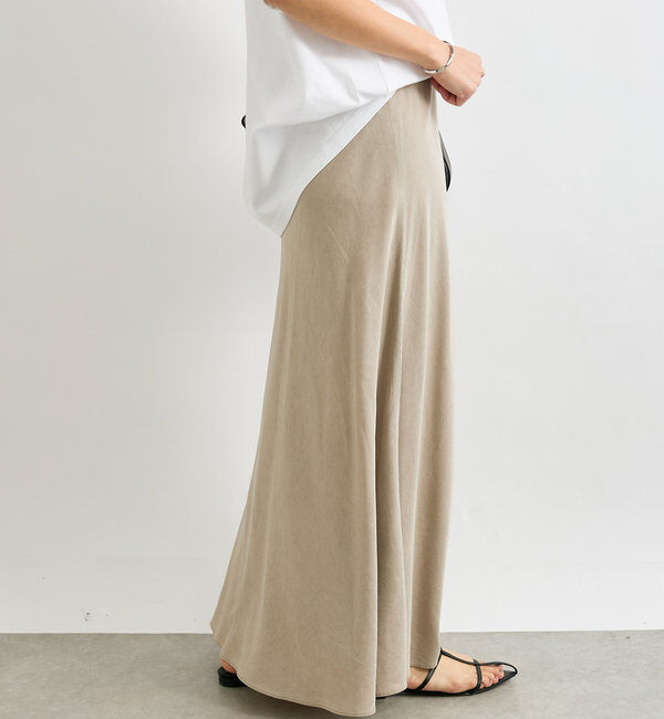  「【セットアップ可】ガーメントダイバイヤススカート」|スカート|