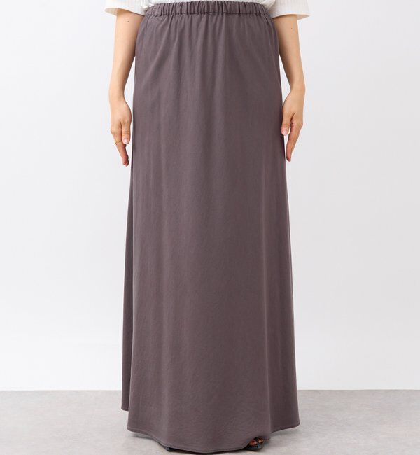  「【セットアップ可】ガーメントダイバイヤススカート」|スカート|