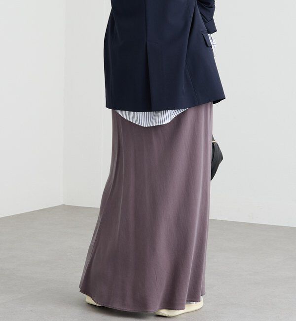  「【セットアップ可】ガーメントダイバイヤススカート」|スカート|