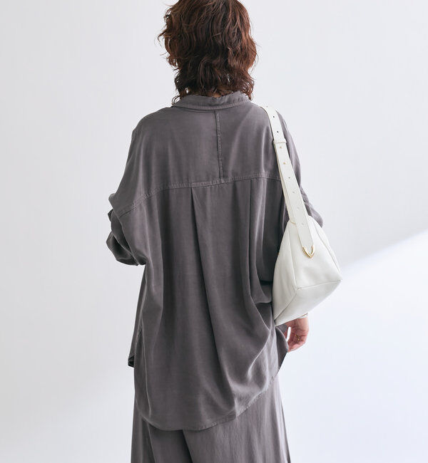  「【セットアップ可】ガーメントダイワイドシャツ」|シャツ・ブラウス|