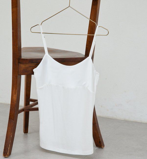  「サテンコンビキャミソール」|Tシャツ・カットソー|ホワイト