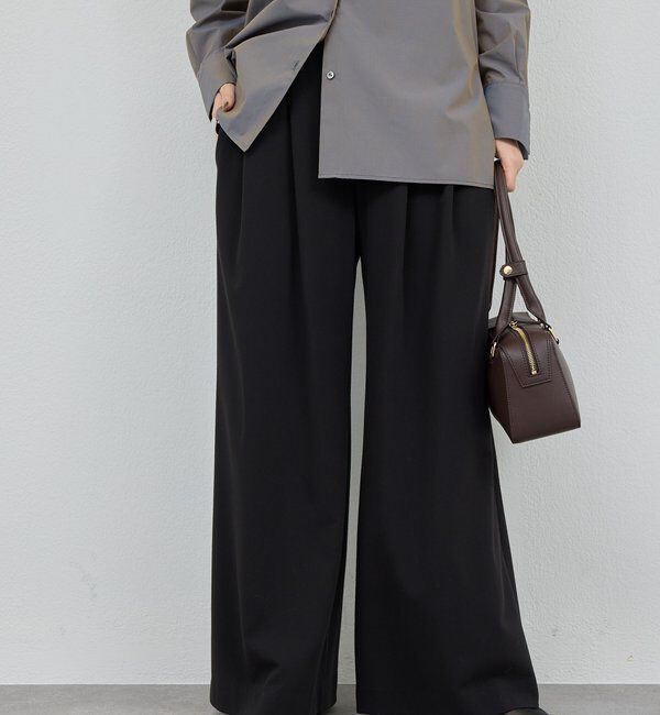  「【手洗い可】イージー2タックパンツ」|チノ|