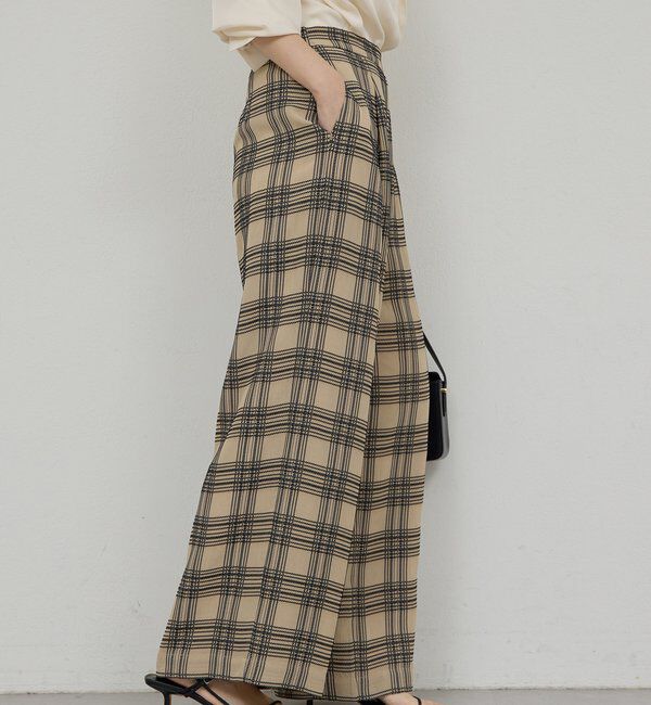  「ステッチチェックパンツ」|チノ|