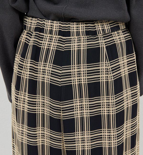  「ステッチチェックパンツ」|チノ|