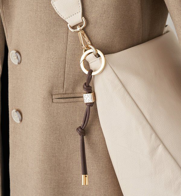  「レザーコードバッグチャーム」|チャーム・キーホルダー|