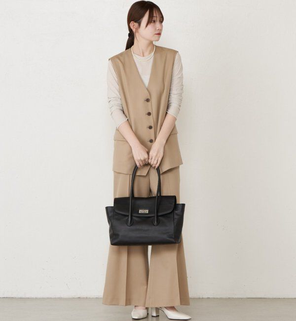  「《@__serako.r__企画》ソフトレザーフラップトートバッグ」|トートバッグ|