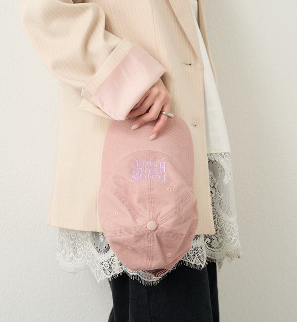  「BIGロゴキャップ」|ハット|ピンク