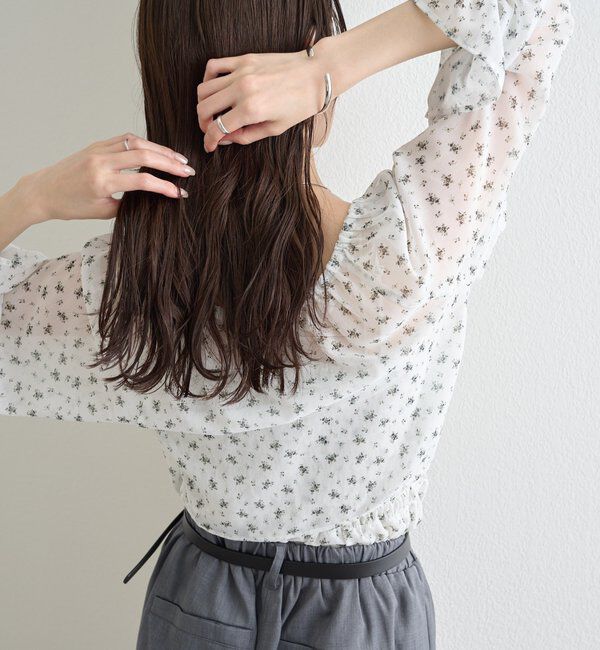  「シアーフラワーキャミボレロSET」|シャツ・ブラウス|