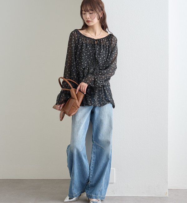  「シアーフラワーキャミボレロSET」|シャツ・ブラウス|