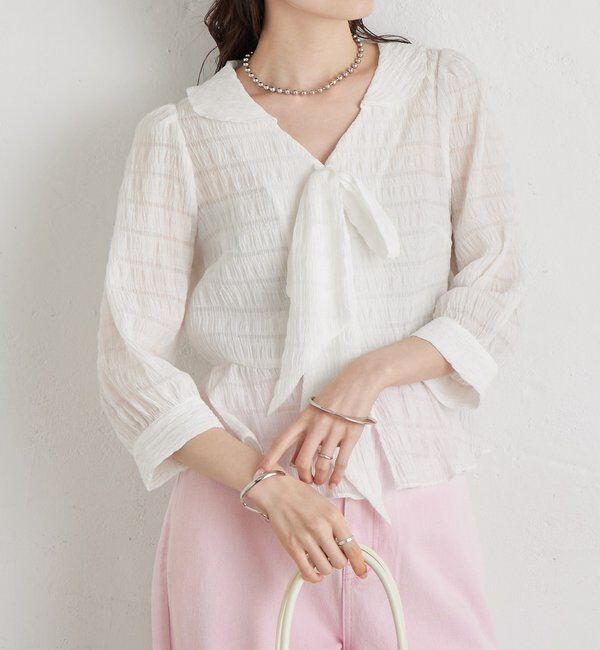  「マルチリボンブラウス」|シャツ・ブラウス|