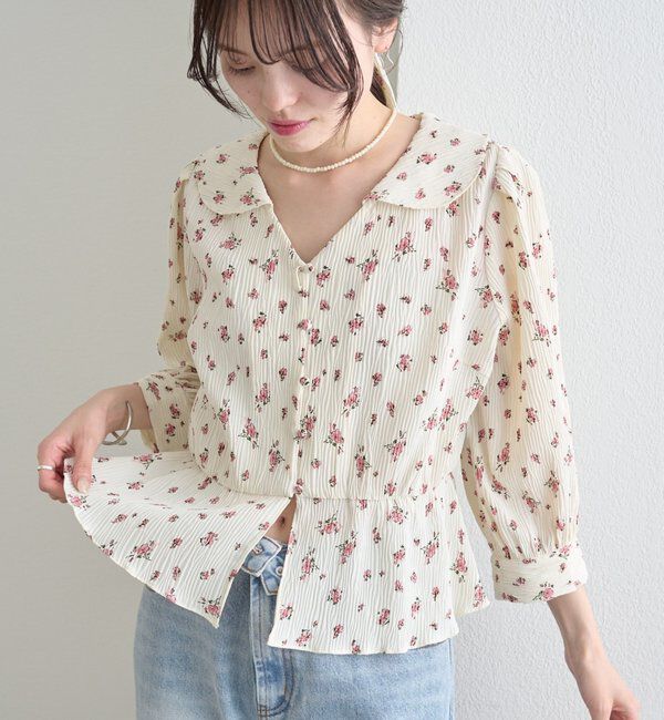  「マルチリボンブラウス」|シャツ・ブラウス|アイボリー